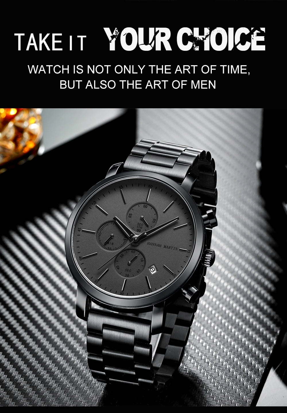 Men Watches Top Brand Fashion Multifunction Small Dial Stainless Steel Mesh Business Waterproof Wrist Watches Relogio Masculino