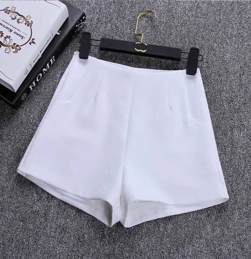 High Waisted Shorts for Women, Casual Suit Shorts, Black and White Short Pants, Ladies Shorts, Hot Fashion, New, Summer, 2022