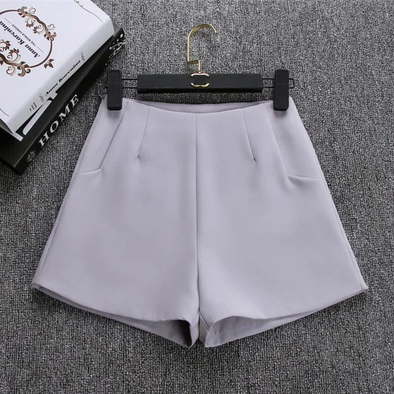 High Waisted Shorts for Women, Casual Suit Shorts, Black and White Short Pants, Ladies Shorts, Hot Fashion, New, Summer, 2022