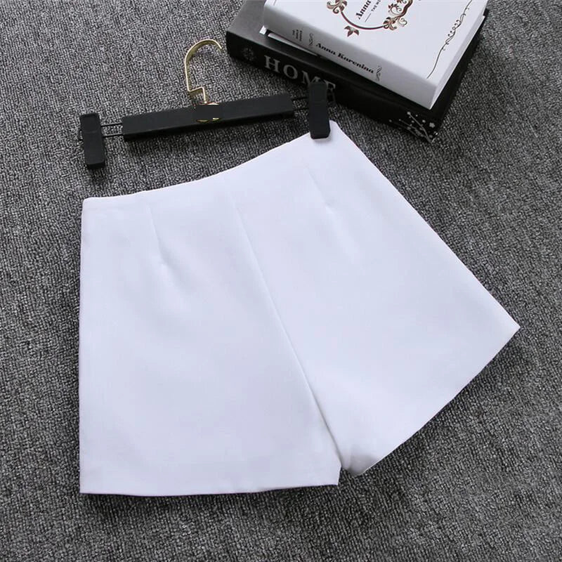 High Waisted Shorts for Women, Casual Suit Shorts, Black and White Short Pants, Ladies Shorts, Hot Fashion, New, Summer, 2022