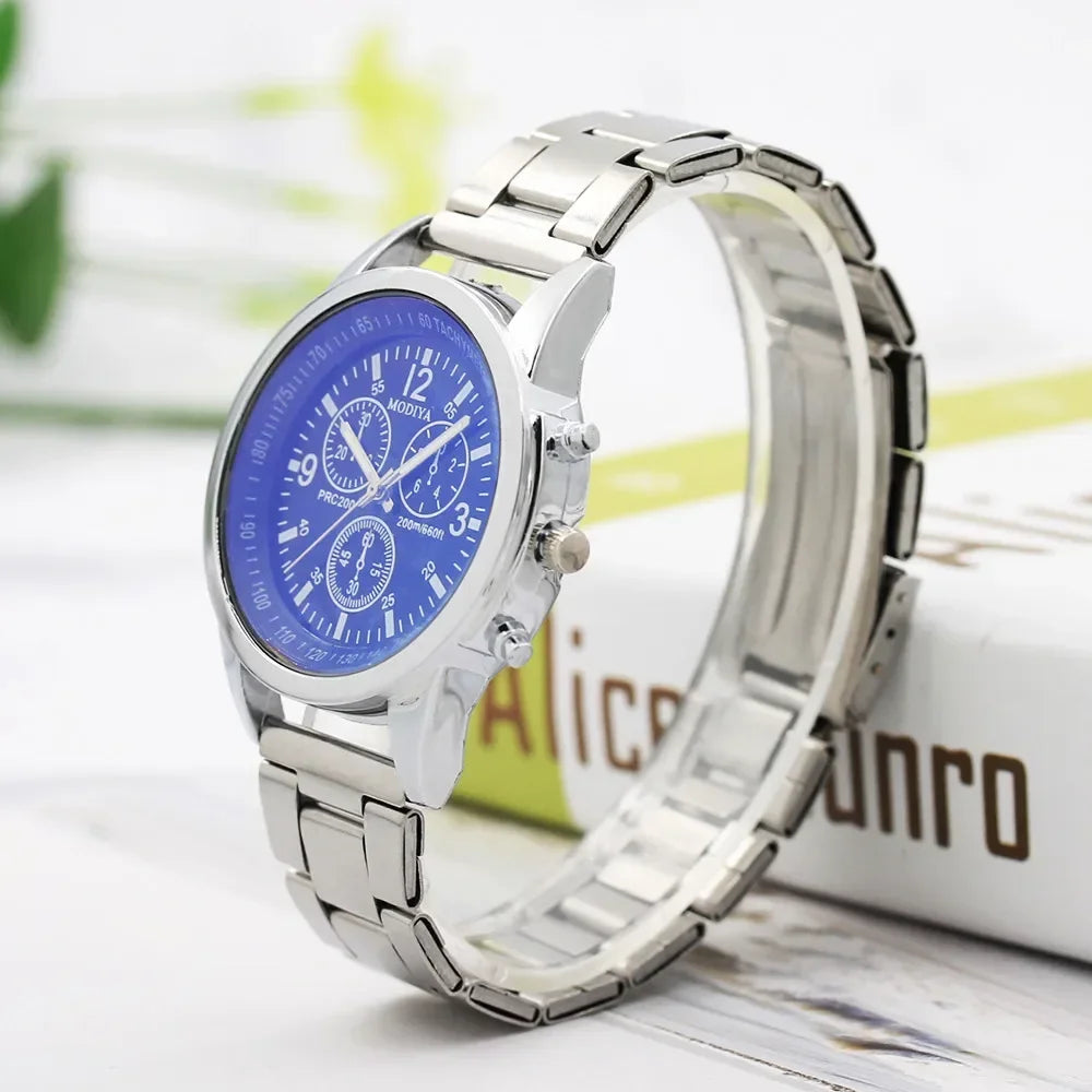 Men Watches 2023 Top Brand Stainless Steel Sport Quartz Hour Wrist Analog Watch Relojes Para Hombre שעון יד לגבר Мужские Часы