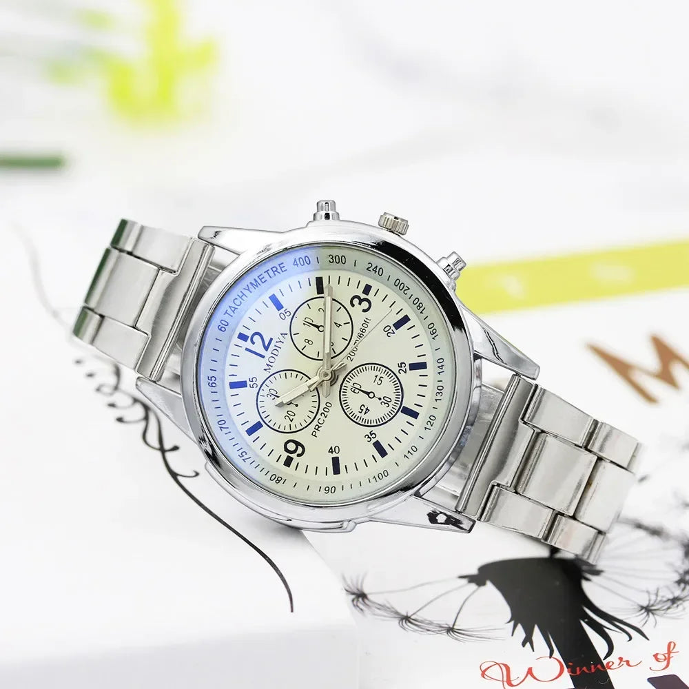 Men Watches 2023 Top Brand Stainless Steel Sport Quartz Hour Wrist Analog Watch Relojes Para Hombre שעון יד לגבר Мужские Часы