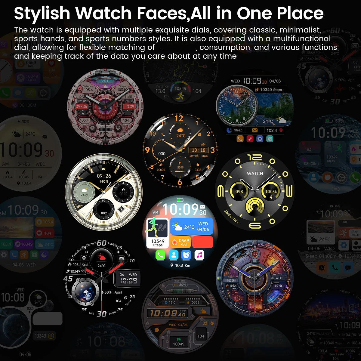 2025 New Mens Smart Watch 360 * 360 Bluetooth Call Smartwatch AMOLED Screen GPS Smart Watches NFC Waterproof Smart Watch for Men