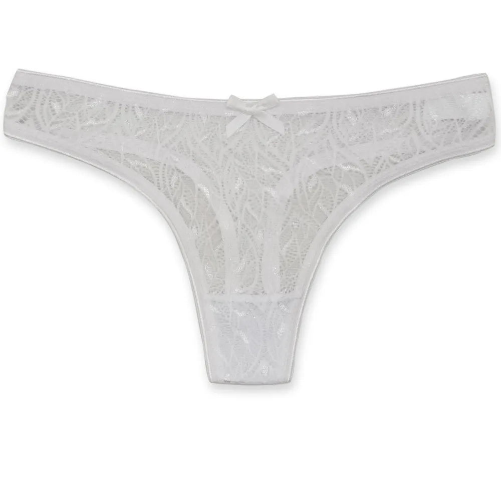 Sexy Panties Women Lace Silk Underwear Low Waist V-Waist Briefs Cotton Crotch Breathable Quick-Drying Sports Underwear