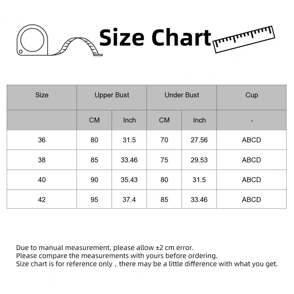 Women Bra Adjustable Shoulder Straps Push Up Rose Print Seamless Thin Back Closure Soft Breathable Padded Wireless Bra