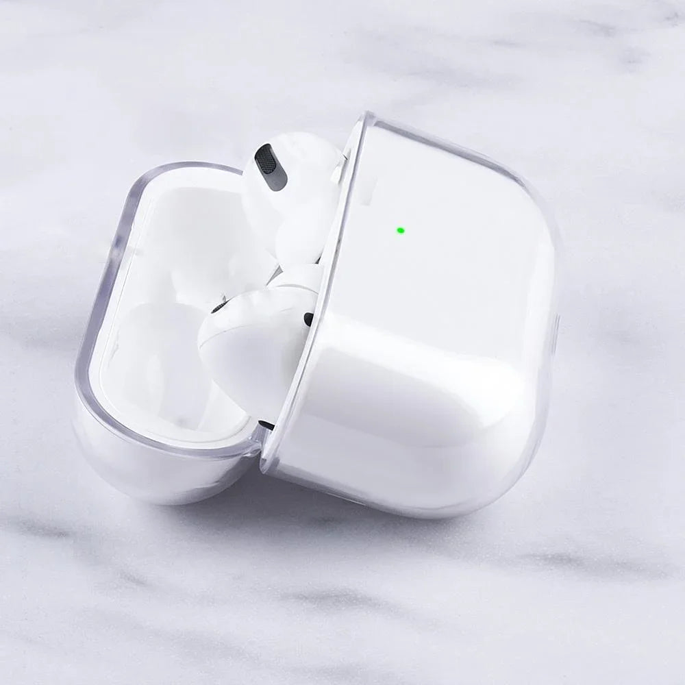 Transparent Earphone Case For Airpods Pro 2 Generation Cases Hard TPU Clear Headphone Cover For Airpods 4 3 2 1