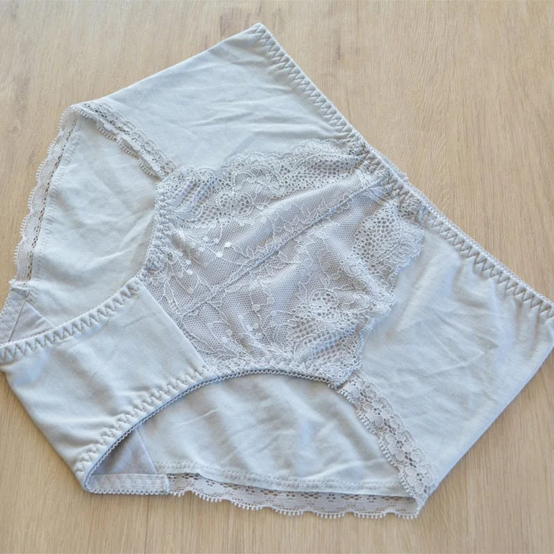 Ladies Underpanties Lace Underwear Women high quality Briefs Girls Briefs Female hipster Underpanty Plus Size Underwear jannyday
