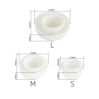 3 Pairs Ear Tips for Airpods Pro Noise Reduction Silicone Earbuds Ear Pads Earplug Cover for Airpods Pro Eartip Earcap Plug
