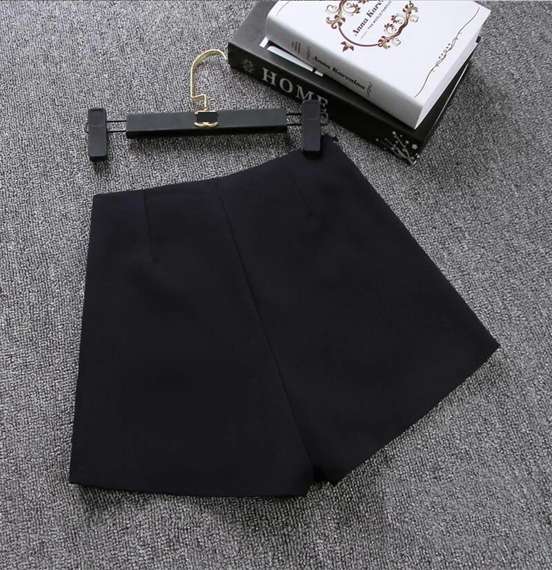 High Waisted Shorts for Women, Casual Suit Shorts, Black and White Short Pants, Ladies Shorts, Hot Fashion, New, Summer, 2022