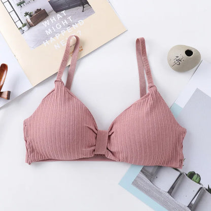 Wire Free Bras For Women Push Up Bra Sexy Lingerie Comfort Bra Tops Female Brassiere Seamless Underwear Solid Intimates