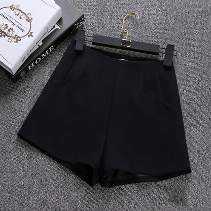 High Waisted Shorts for Women, Casual Suit Shorts, Black and White Short Pants, Ladies Shorts, Hot Fashion, New, Summer, 2022