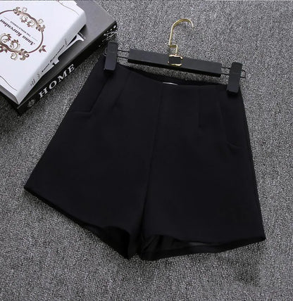 High Waisted Shorts for Women, Casual Suit Shorts, Black and White Short Pants, Ladies Shorts, Hot Fashion, New, Summer, 2022