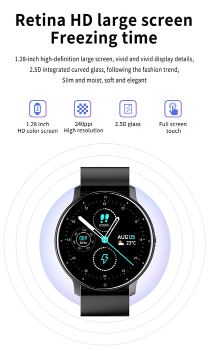 Women's smart watches Real-Time Weather Forecast Activity Tracker Whatsapp Notification Reminder IP67 Waterproof Smartwatches