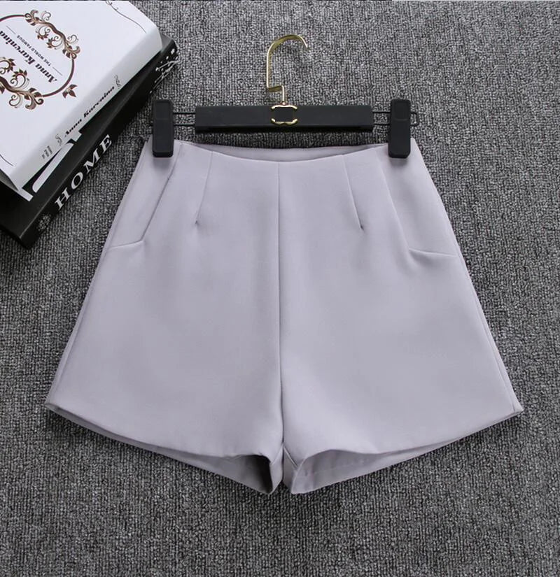 High Waisted Shorts for Women, Casual Suit Shorts, Black and White Short Pants, Ladies Shorts, Hot Fashion, New, Summer, 2022