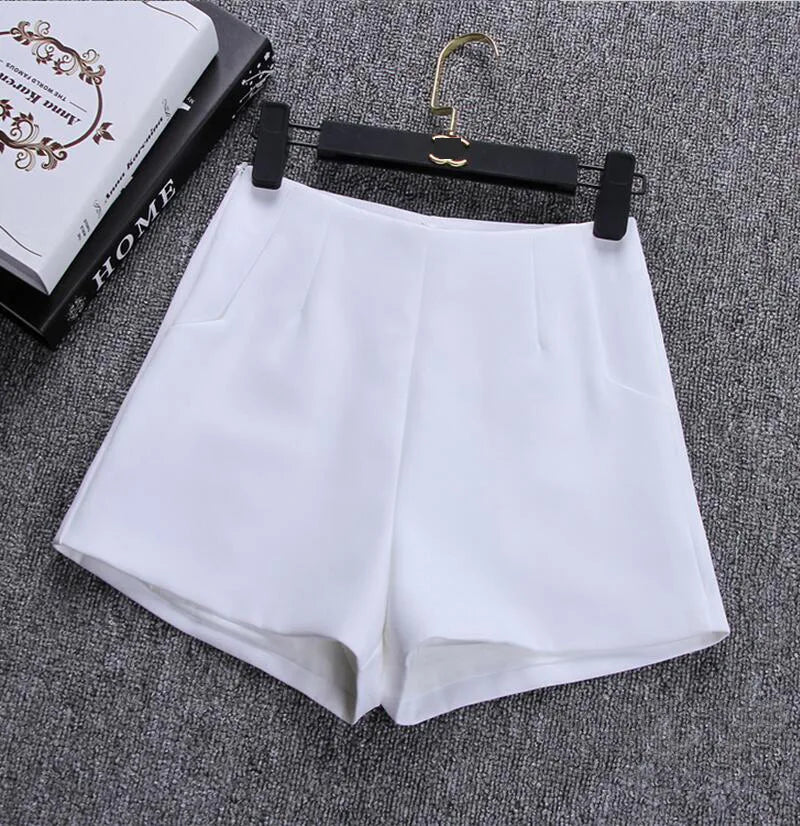 High Waisted Shorts for Women, Casual Suit Shorts, Black and White Short Pants, Ladies Shorts, Hot Fashion, New, Summer, 2022