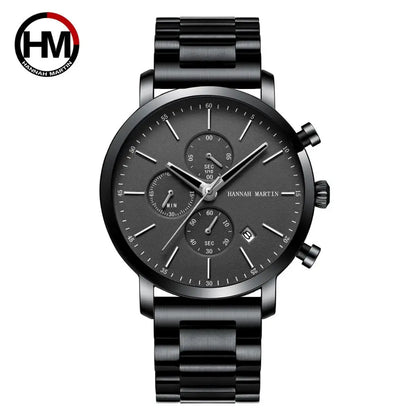 Men Watches Top Brand Fashion Multifunction Small Dial Stainless Steel Mesh Business Waterproof Wrist Watches Relogio Masculino