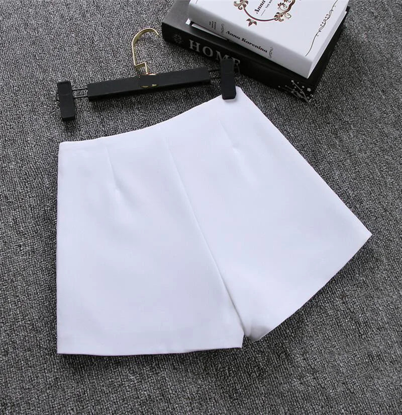 High Waisted Shorts for Women, Casual Suit Shorts, Black and White Short Pants, Ladies Shorts, Hot Fashion, New, Summer, 2022
