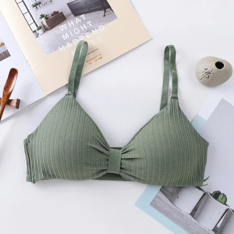 Wire Free Bras For Women Push Up Bra Sexy Lingerie Comfort Bra Tops Female Brassiere Seamless Underwear Solid Intimates