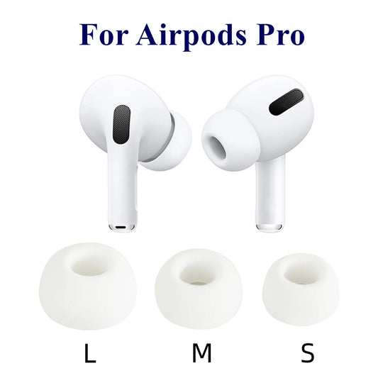 3 Pairs Ear Tips for Airpods Pro Noise Reduction Silicone Earbuds Ear Pads Earplug Cover for Airpods Pro Eartip Earcap Plug