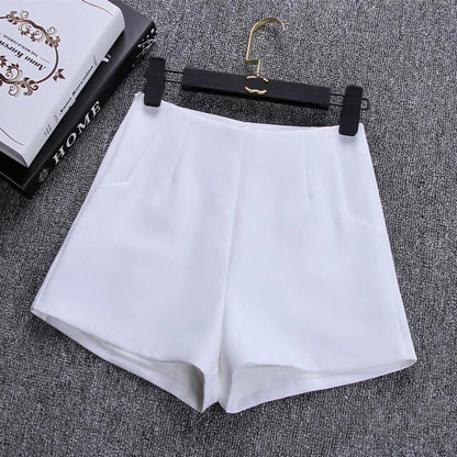 High Waisted Shorts for Women, Casual Suit Shorts, Black and White Short Pants, Ladies Shorts, Hot Fashion, New, Summer, 2022