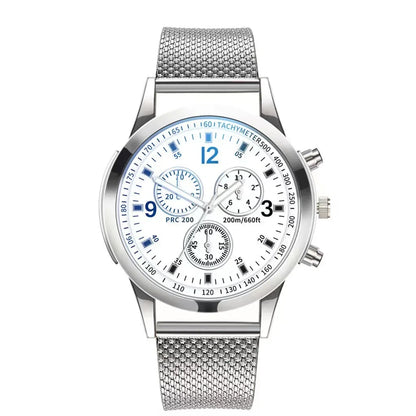 New Men Watches Luxury Band Round Watch Fashion Blu-ray Roman Watch for Man Relojes Para Hombre שעון ספורט Часы Мужские Наручные