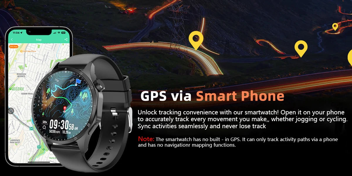 2025 New Mens Smart Watch 360 * 360 Bluetooth Call Smartwatch AMOLED Screen GPS Smart Watches NFC Waterproof Smart Watch for Men