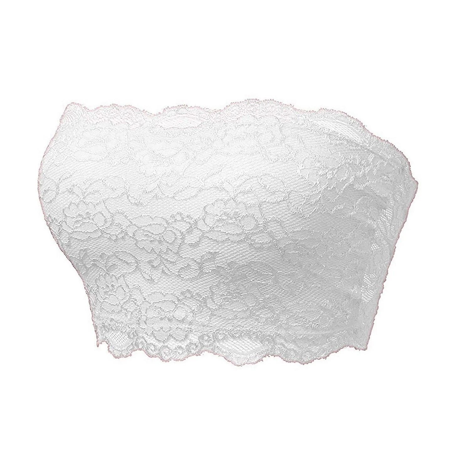 Women Lace Tube Top Ladies Seamless Lingerie Lace Chest Wrapped Underwear Sexy Tube Top Solid Bandeau Underwear Female Bralette 