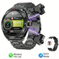 Men's super smart watch with 400mAh large battery and stainless steel body sturdy and durable with Bluetooth calling function