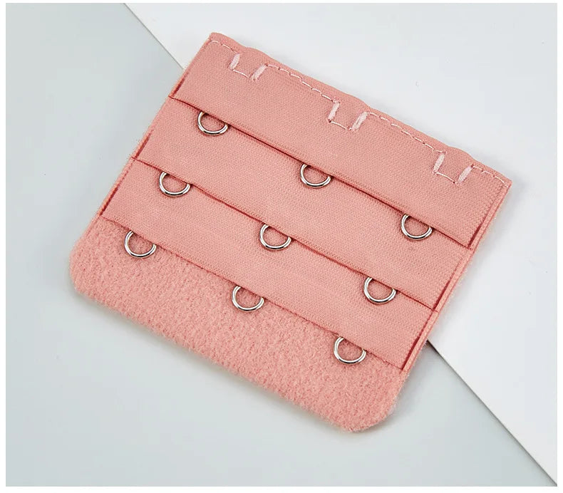 2024 Bra Extender 3 Hooks Women Elastic Bra Extension Strap Hook Clip Intimates Adjustable Lengthened Buckle Bra Accessories