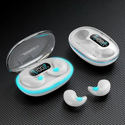 BOSE&bye X55 Bluetooth Wireless Earbuds Ear Hooks Bluetooth Earphones Bass Noise Reduction Earbuds Mini in-ear Headsets