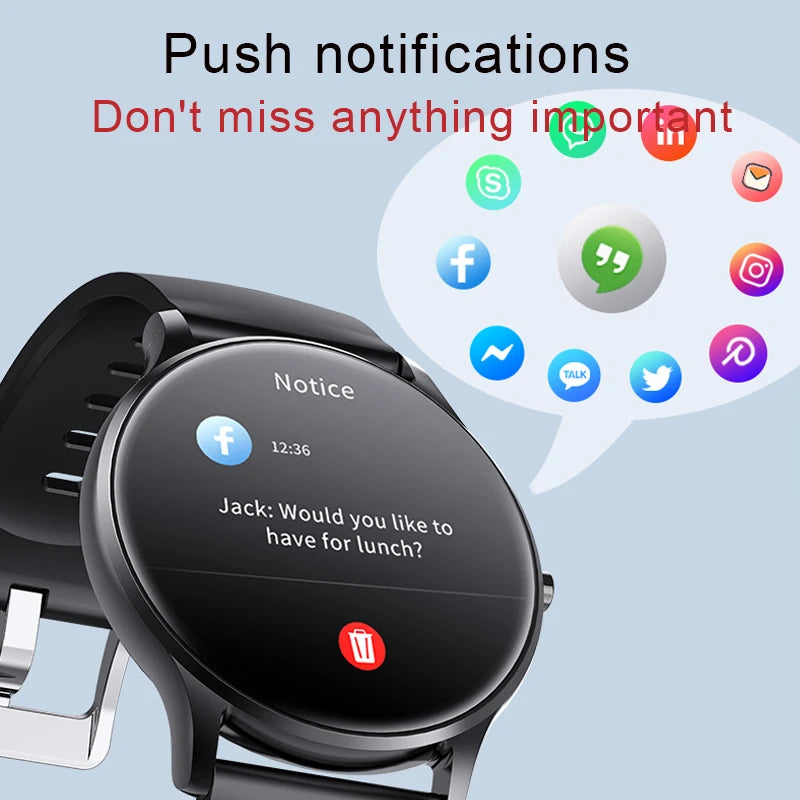 Smart Watch Men 1.3inch Bluetooth Sport Watches IP67 Waterproof Fitness Smartwatch Women