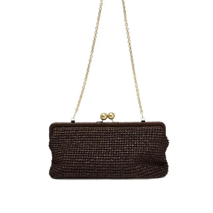 Straw Woven Handbags For Women Handmade Travel Seaside Beach Bag Summer New Handle Bucket Bag Shopping Tote Bag Basket Bolsa