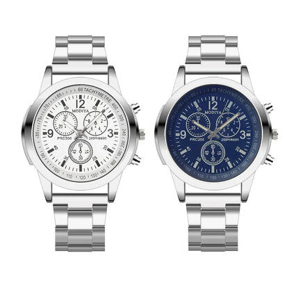 Men Watches 2023 Top Brand Stainless Steel Sport Quartz Hour Wrist Analog Watch Relojes Para Hombre שעון יד לגבר Мужские Часы