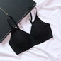 Women Silk Bra 89% Mulberry Silk 11% Spandex Lining 3/4 Cups Everyday wear Bra Wireless Wire Free Beige Black Intimates TA002