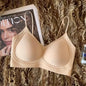 Women's Invisible Backless Tube Top with Liquid Foundation and No Steel Ring, Anti-sagging and Gathered Camisole Bra