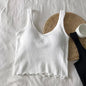Cropped Tanks Ruffles Tube Top Women Bralette Crop Top Sexy Lingerie Bra Sports Underwear Fashion Ladies Street Tops Camisole