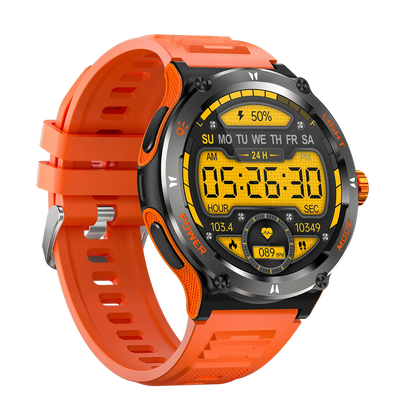 2024 new Smart Watch Men KT76 Sport Smart watches For Men Woman LED Flashlight Compass Bluetooth Call Heart Rate 3ATM Waterproof