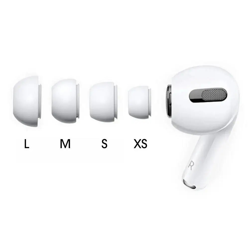 4 Pair Ear Tips for Airpods Pro 1st 2nd gen Noise Reduction Silicone Earbuds Ear Pads Earplug Cover XS/S/M/L Eartip Earcap Plug