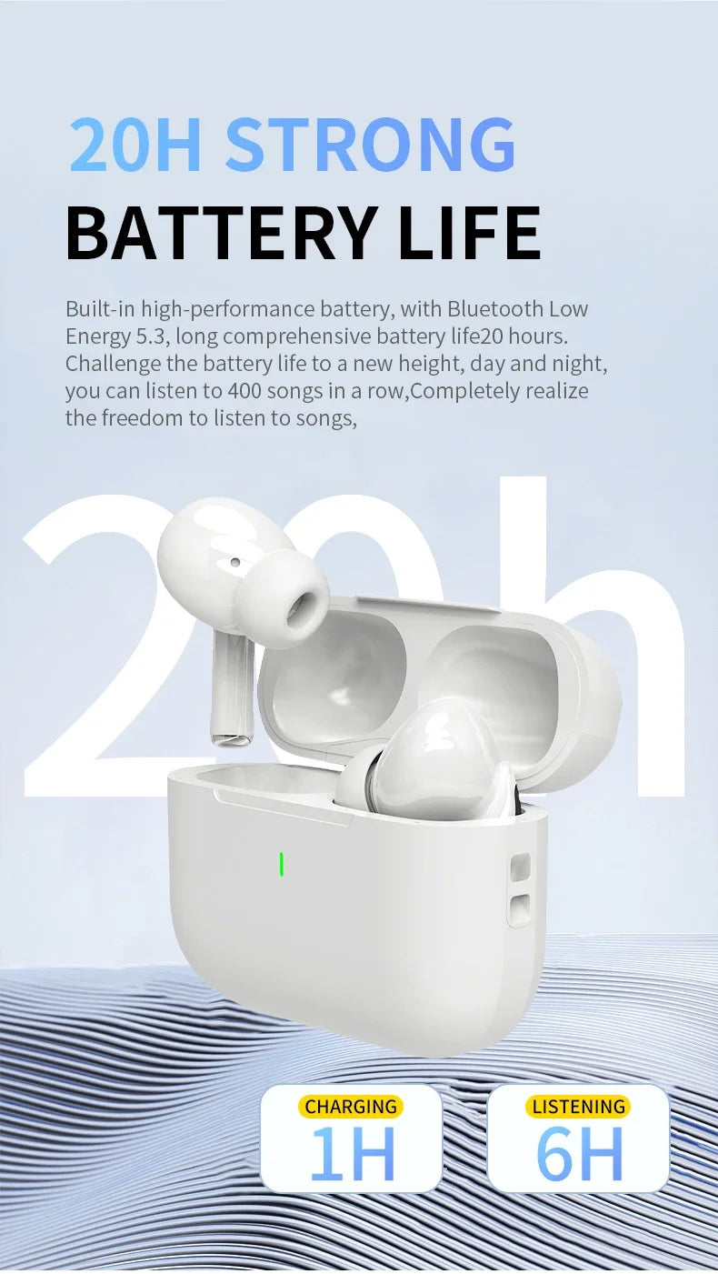 2025 AIRPro TWS Ear Air Earphone Buds Wireless Earbuds in-ear Headphones Pods Pro 2 for IOS Android generation ear phones