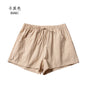 Cotton Linen Shorts Women Fashion Workout Shorts High Waiste Short Pants Ladies Black Shorts Casual Women Shorts Sport Femme