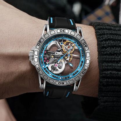 New Watches Mens Top Brand Luxury Automatic Mechanical Clock Casual Tourbillon Men Watch Sport Waterproof relogios masculino