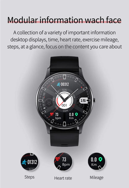 Smart Watch Men 1.3inch Bluetooth Sport Watches IP67 Waterproof Fitness Smartwatch Women