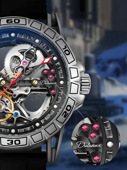 New Watches Mens Top Brand Luxury Automatic Mechanical Clock Casual Tourbillon Men Watch Sport Waterproof relogios masculino
