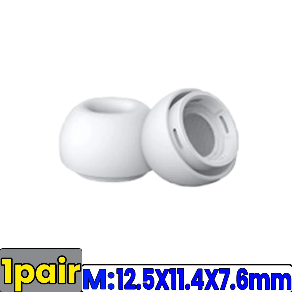 Soft Silicone Ear Tips for Airpods Pro 1/2 Gen Protective Earbuds Cover Noise Reduction Hole Ear-pads Gel Accessories XS/S/M/L