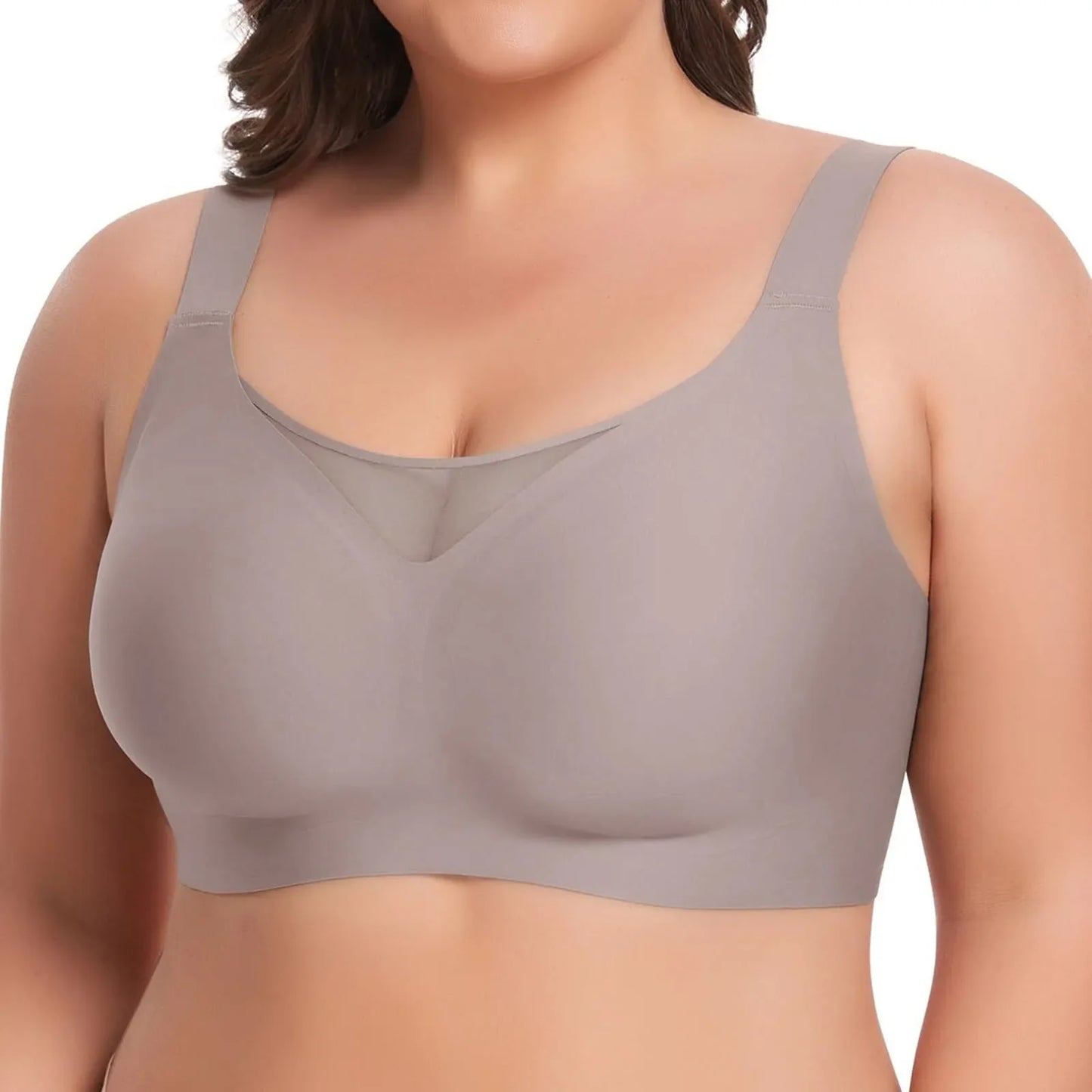 Bras for Women Pack Non Wired Bra Women's Padded Full Cup Bra Without Underwire With Padding Seamless Bustier Bralette