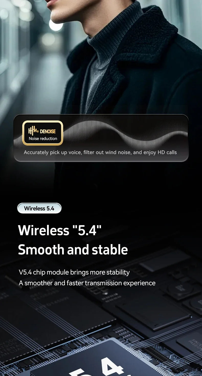 Earphone Bluetooth In-Ear Headphones True Wireless Earbuds  For Noise Reduction Power Display Waterproof Touch Control With Mic