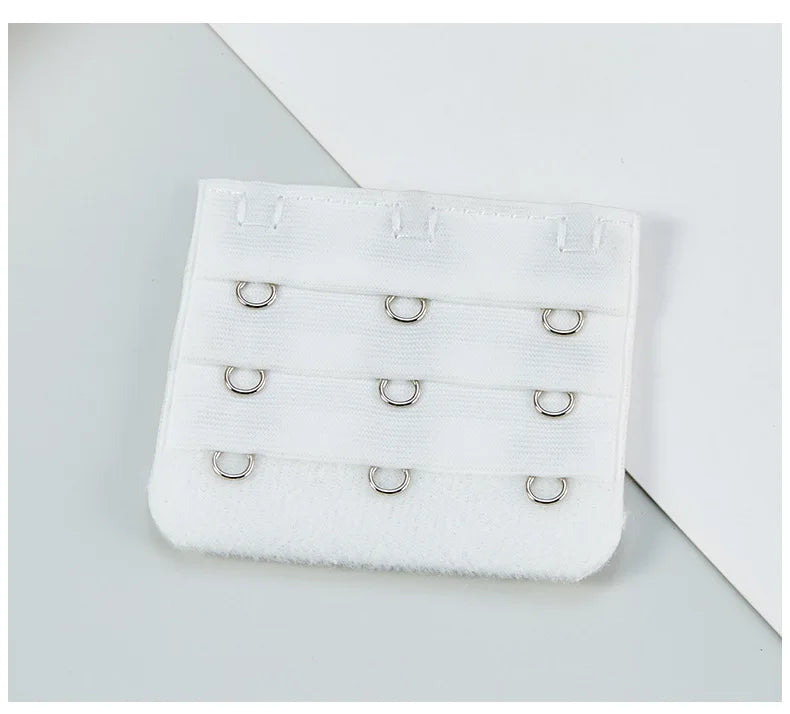 2024 Bra Extender 3 Hooks Women Elastic Bra Extension Strap Hook Clip Intimates Adjustable Lengthened Buckle Bra Accessories