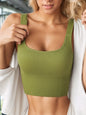 Breathable Sports Bra  Crop Tops for Women Seamless Wire Free Comfortable Sexy Padded Support Yoga Workout Sports Cropped Tops