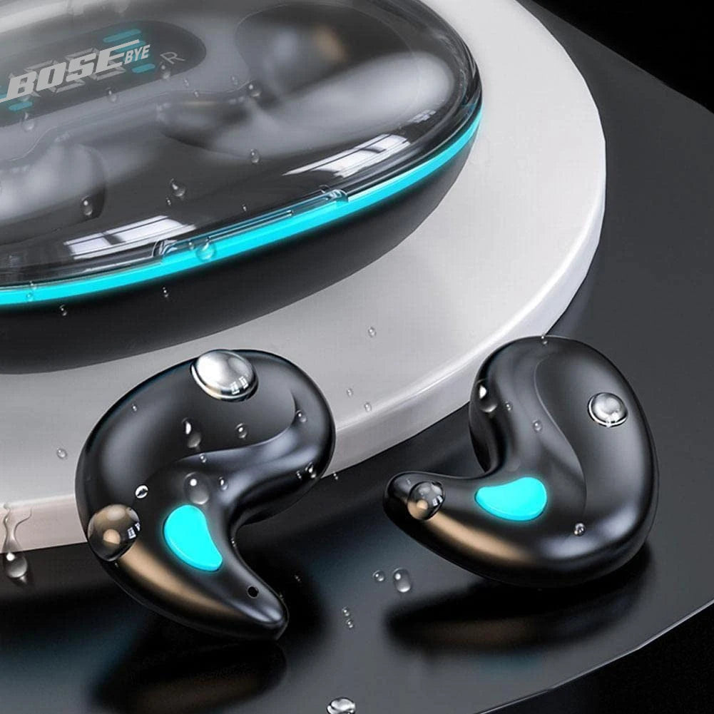 BOSE&bye X55 Bluetooth Wireless Earbuds Ear Hooks Bluetooth Earphones Bass Noise Reduction Earbuds Mini in-ear Headsets