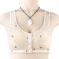 Bra For Women Wire Free Bra Cotton Underwear Front Closure Brassiere Women's Lingerie Large Bust 50 52 BCD Cup